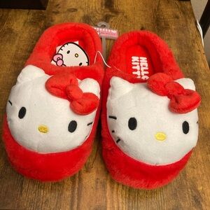 Kids’ Hello Kitty® by Sanrio® Slide Slippers – Red Size 6-7 new